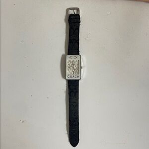 Coach Black and Silver Watch